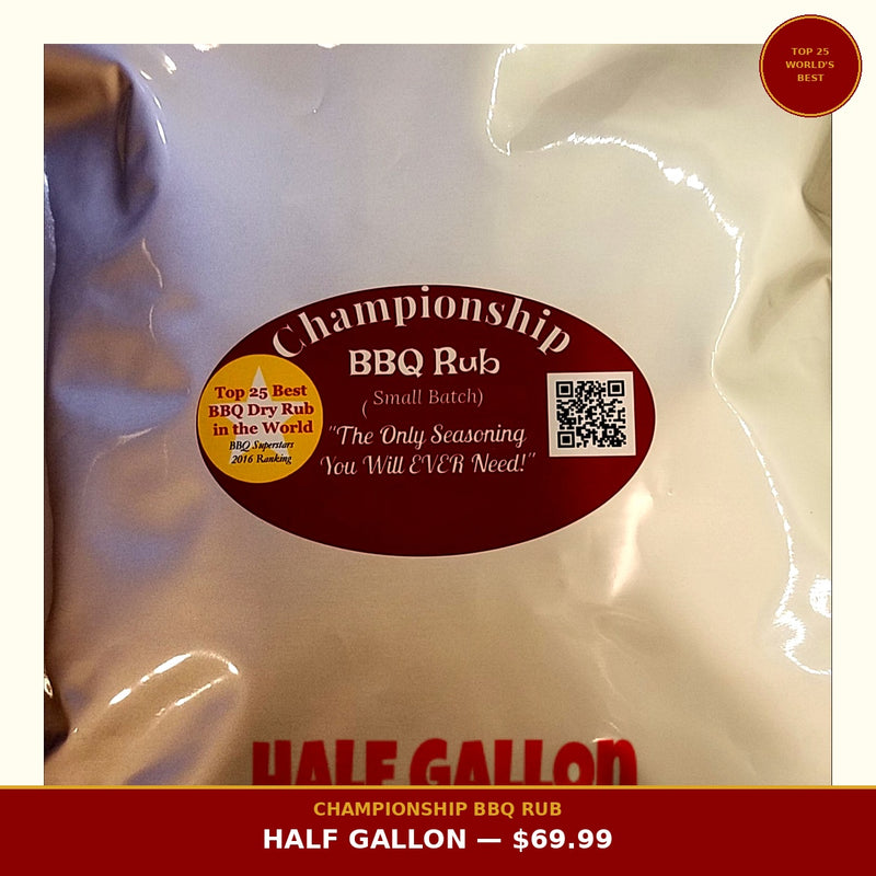 Championship BBQ Rub — Half Gallon